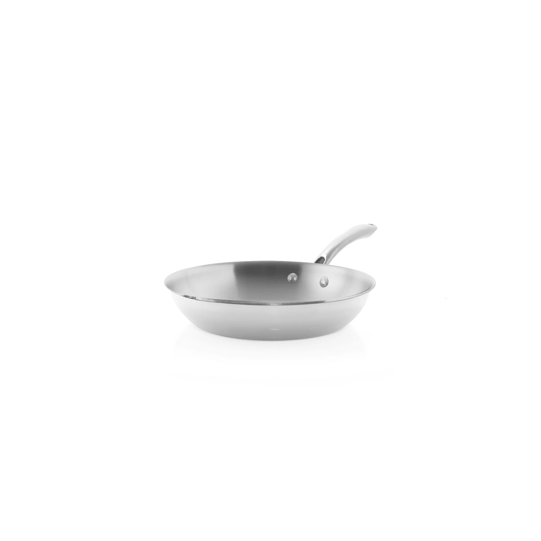 3.Clad Fry pan Tri-ply Polished (10 In.) - Image 4