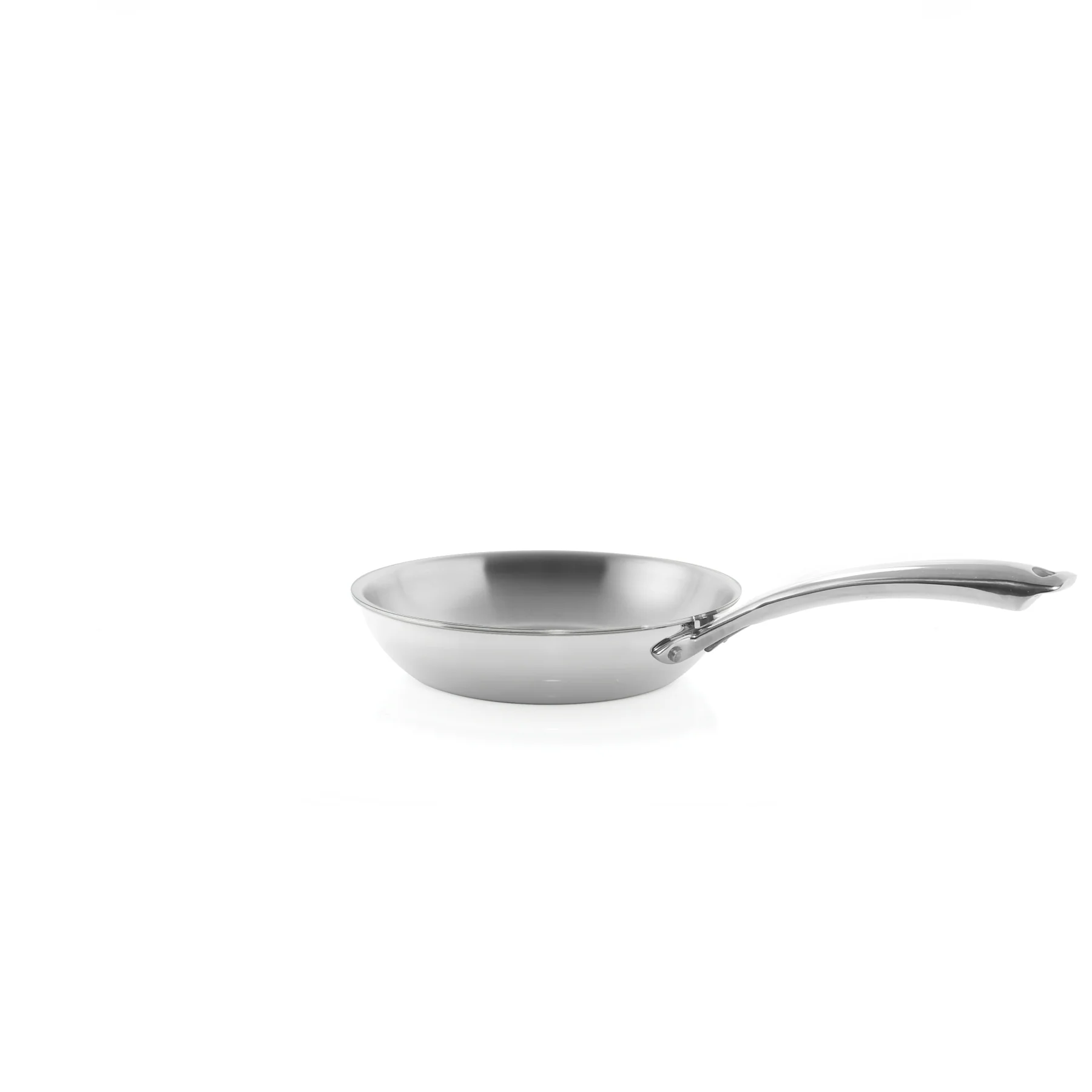 3.Clad Fry pan Tri-ply Polished (8 In.) - Image 6
