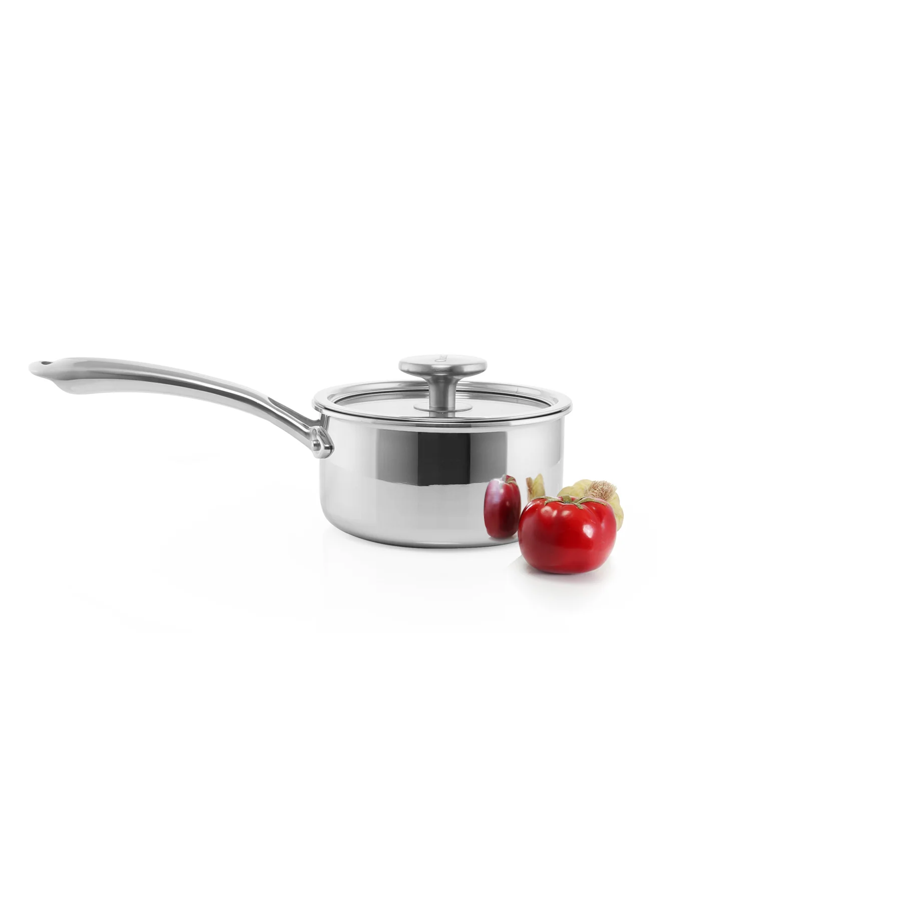 3.Clad Saucepan Tri-ply Polished (1 Qt.) - Image 11