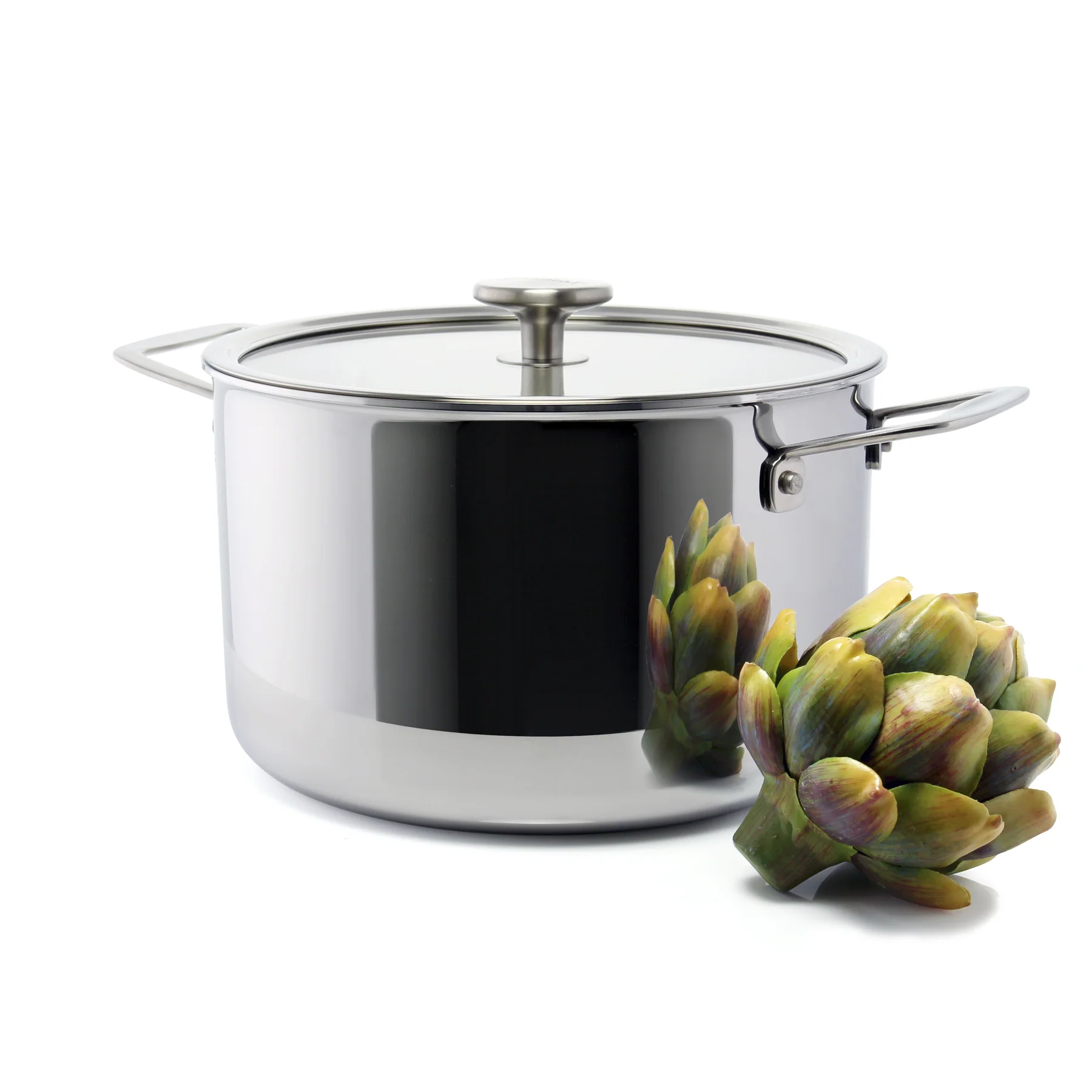 3.Clad Stockpot Tri-ply Polished (7 Qt.) - Image 6