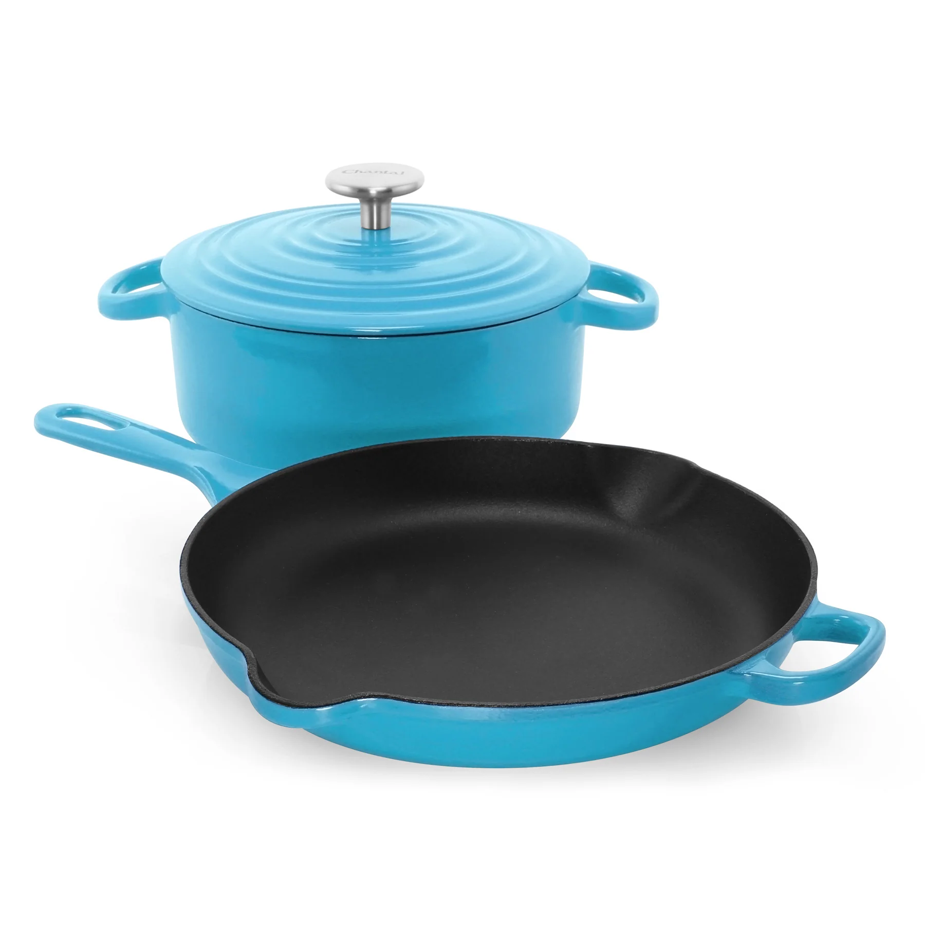 Cast Iron 3 Piece Skillet and Dutch Oven Set (3 Pc) - Image 11