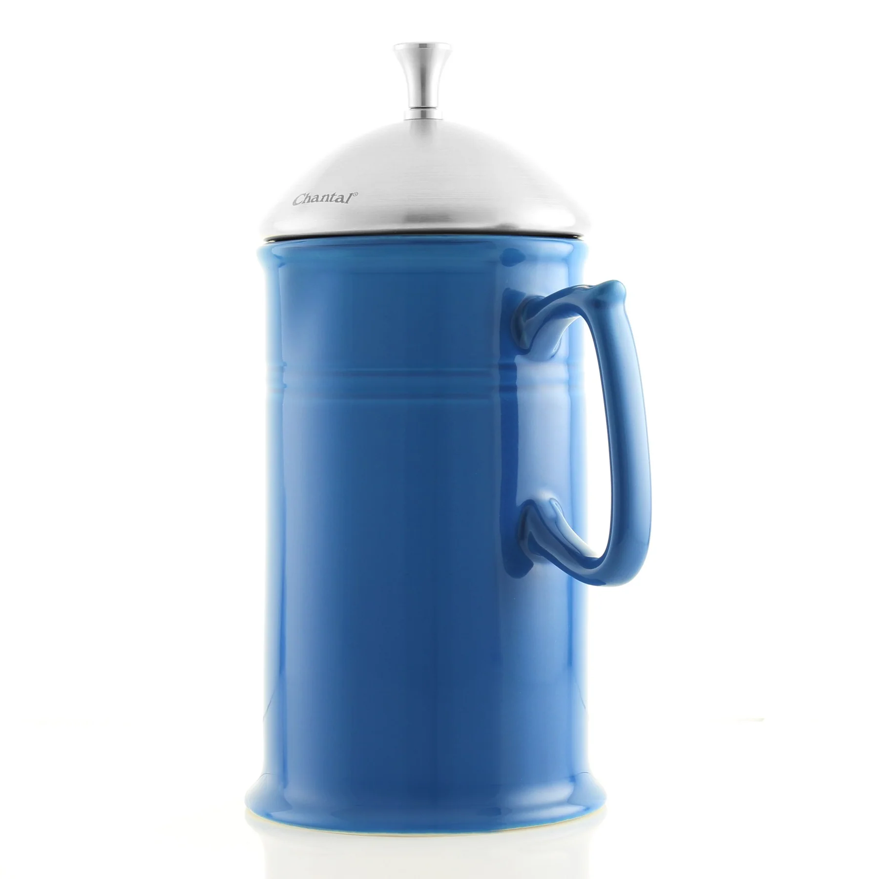 Ceramic French Press (28oz) with Stainless Steel Plunger Screen & Lid - Image 11