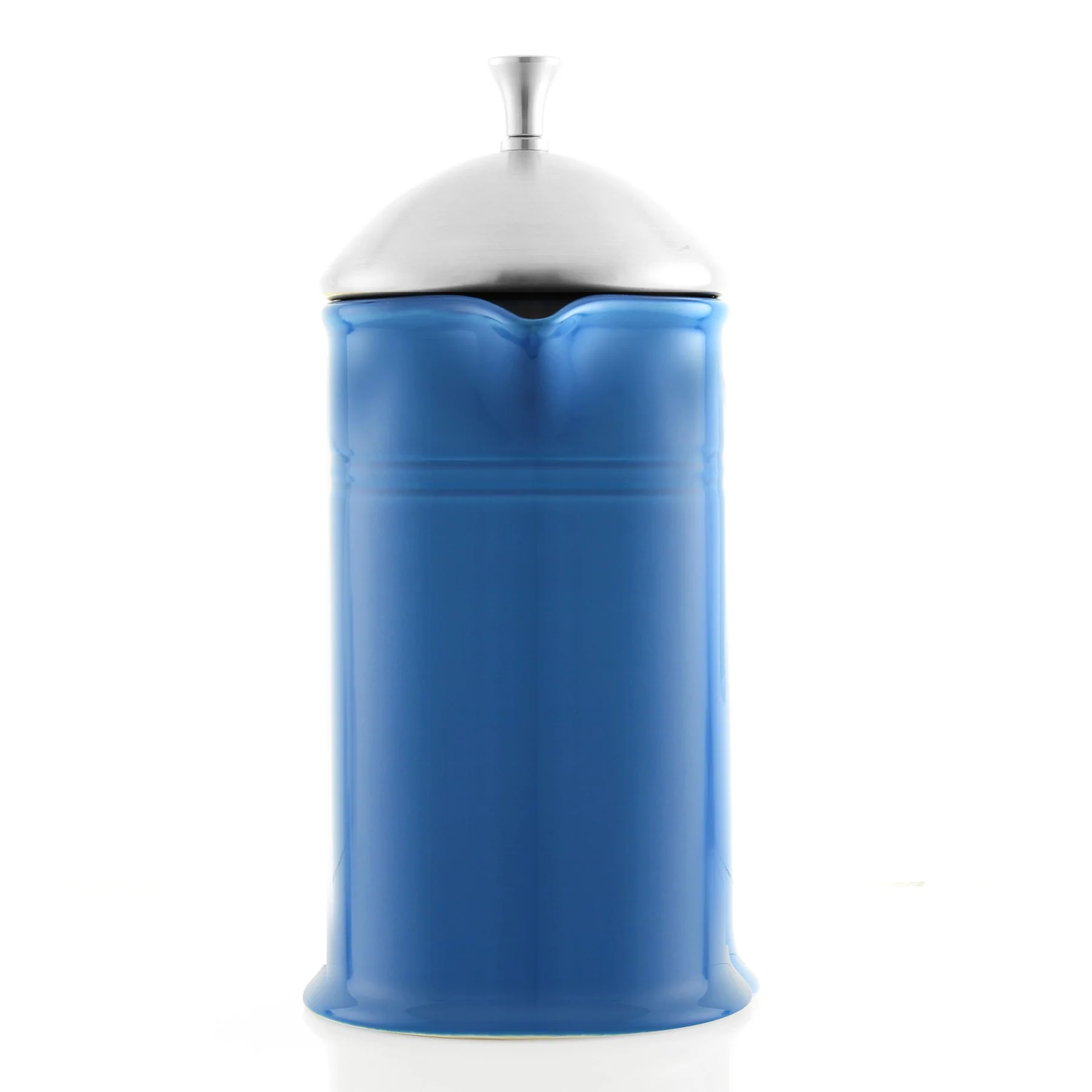 Ceramic French Press (28oz) with Stainless Steel Plunger Screen & Lid - Image 6