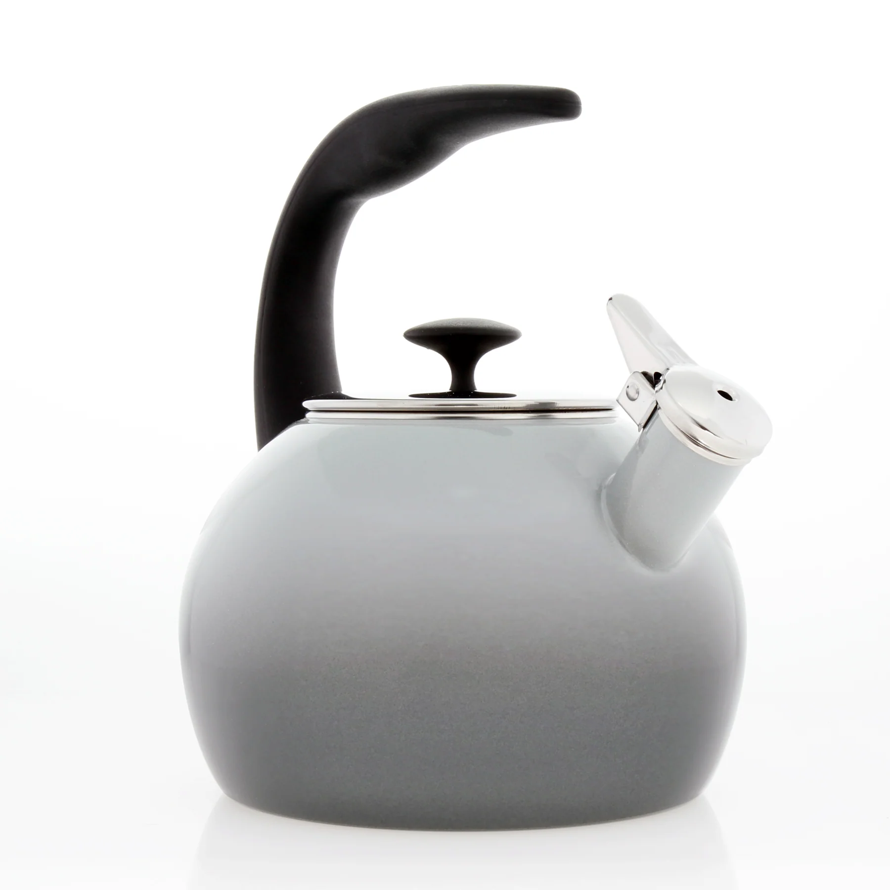 Enamel-on-Steel Heath Teakettle (2 Qt.), Fog Grey - Image 12