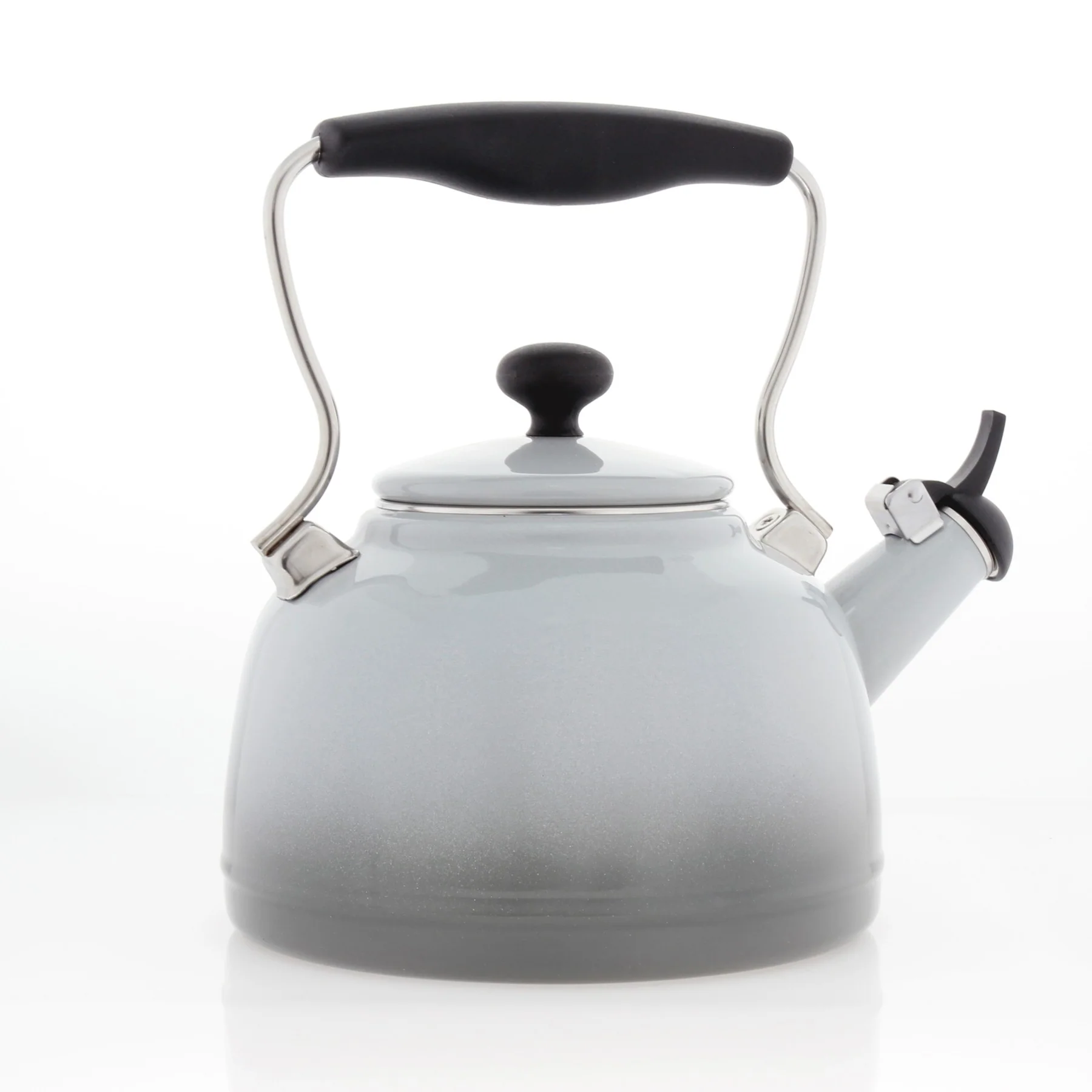 Enamel-on-Steel Lake Teakettle (1.7 Qt.), Fog Grey - Image 11