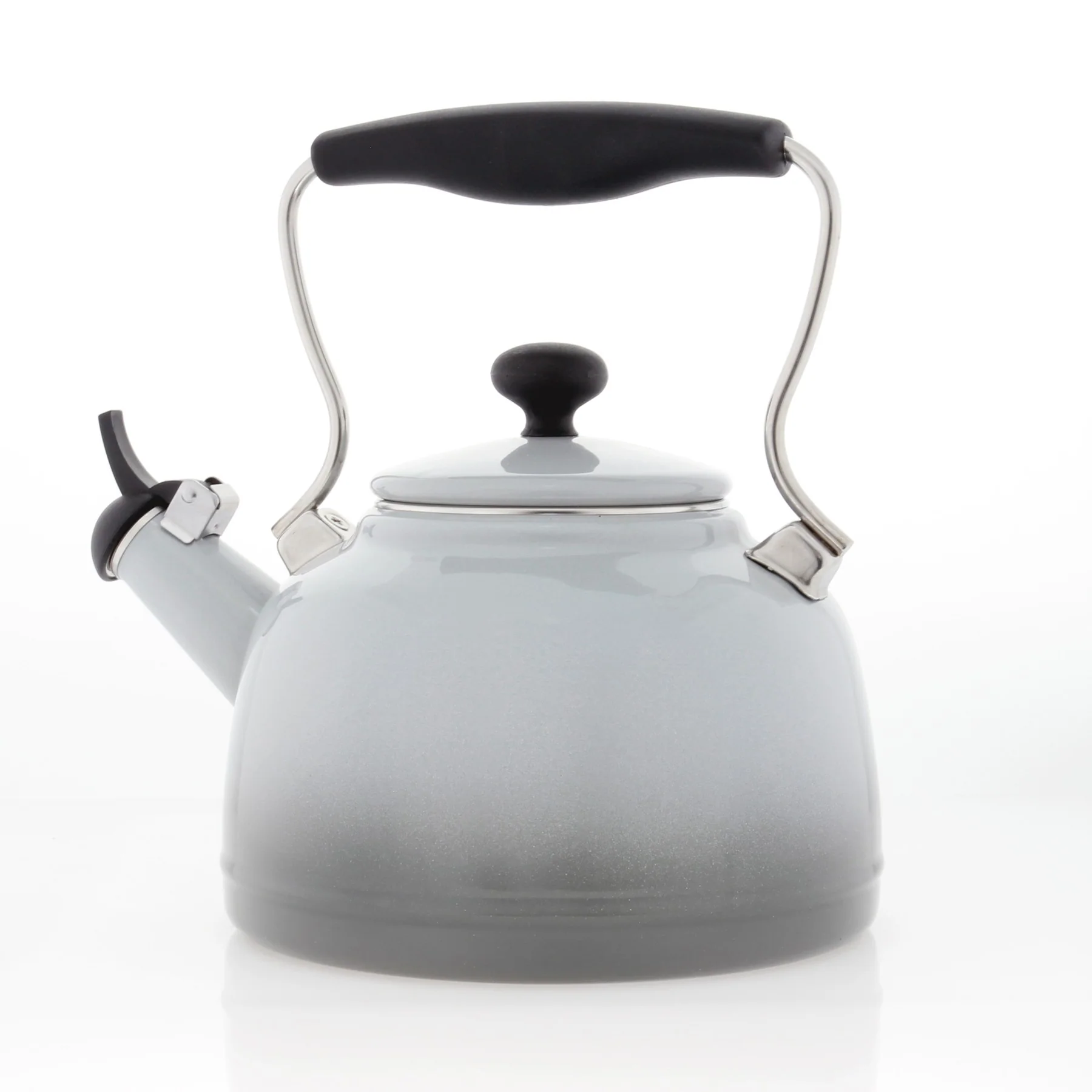 Enamel-on-Steel Lake Teakettle (1.7 Qt.), Fog Grey - Image 7