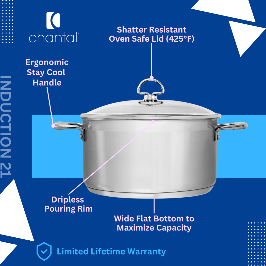 Induction 21 Steel Soup Pot with Lid (2 Qt.) - Image 3